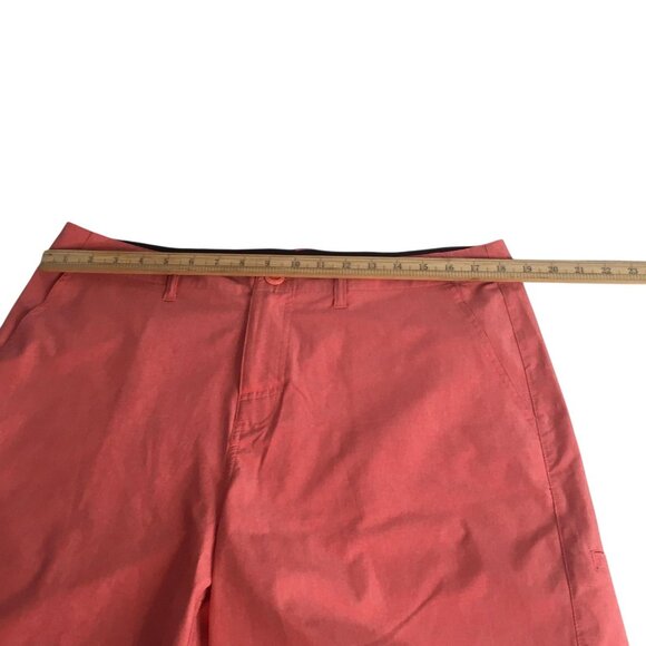 Salt Life Shorts Mens 36 Coral SLX-QD Vapor Stretch Hybrid Quick Dry Fishing - Picture 9 of 16